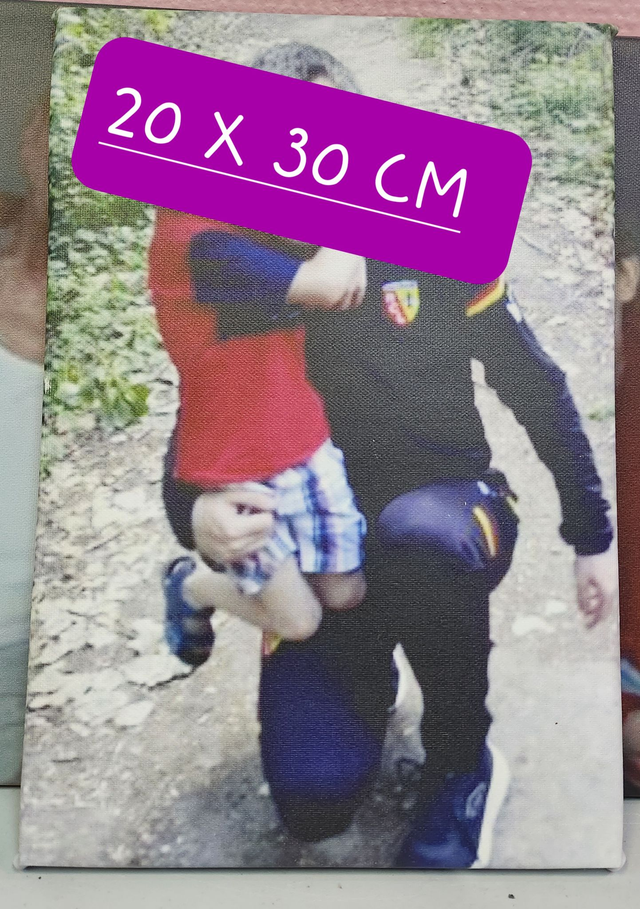 Toile Personnalisée 20 X 30 CM