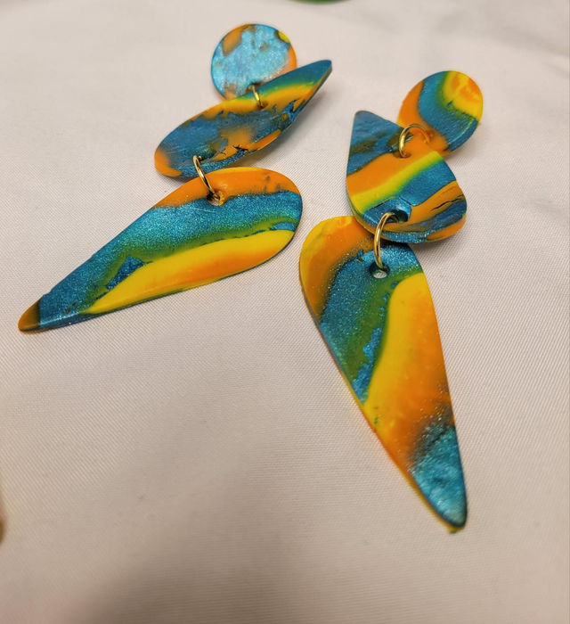 Polymer clay ( petal drop paradise)