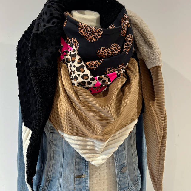 Maxi Chèche Double Patchwork 350