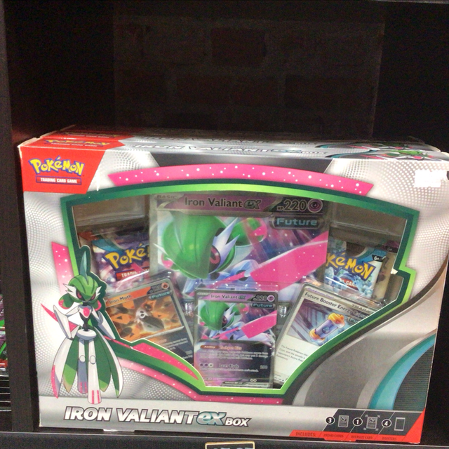 Pokémon Card Roaring Moon / Iron Valiant Ex Box