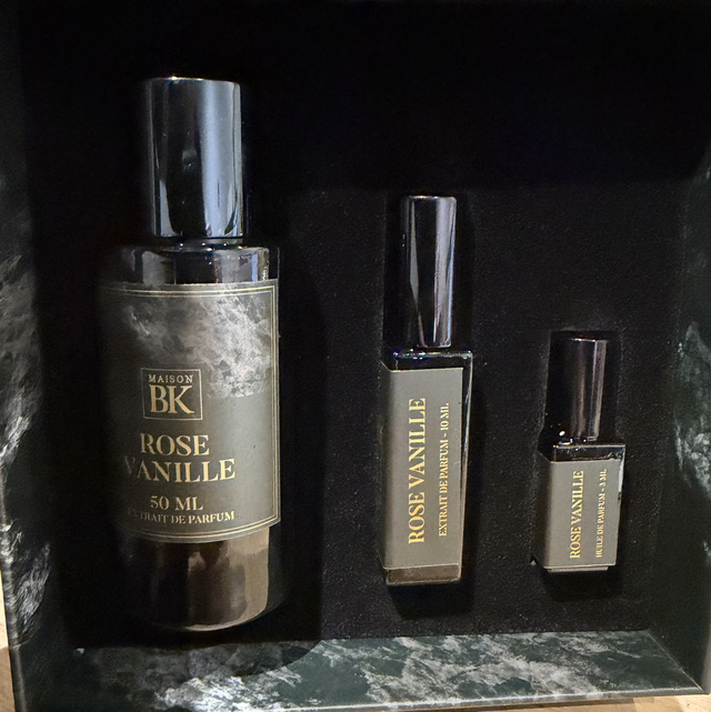 Coffret Rose vanille eau de parfum 