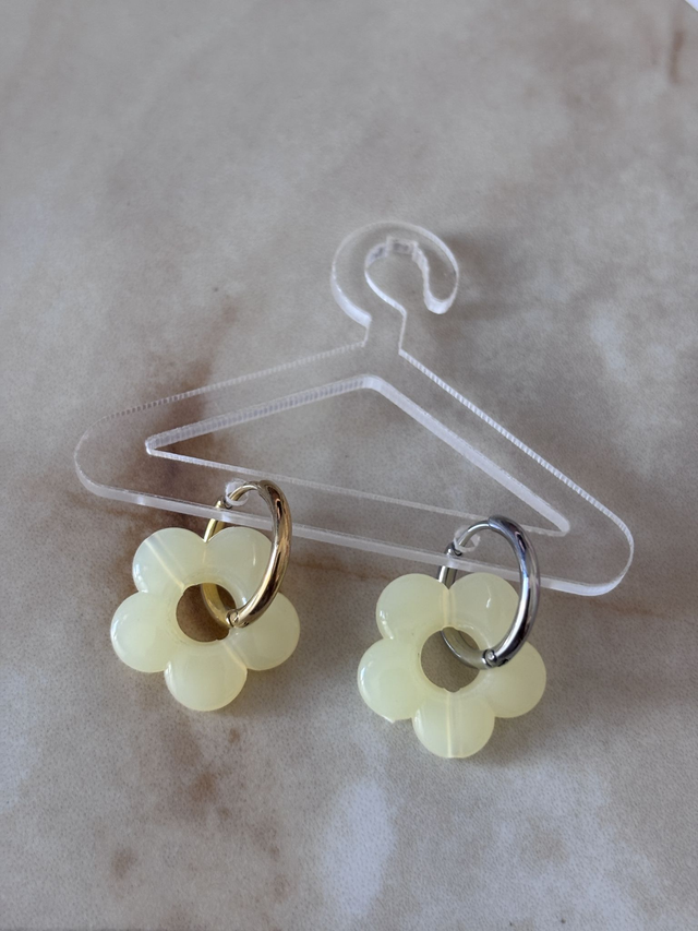 Boucles d'oreilles - Grande fleur