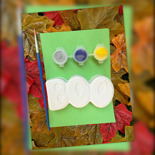 Halloween BOO Painting Kit – Party Bag– Pumpkin Season – Autumn Season - Kids Activity – Halloween Treat – Fun Activity  