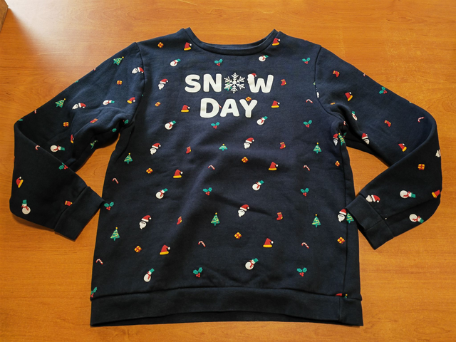 Sweat Noël en 12 ans