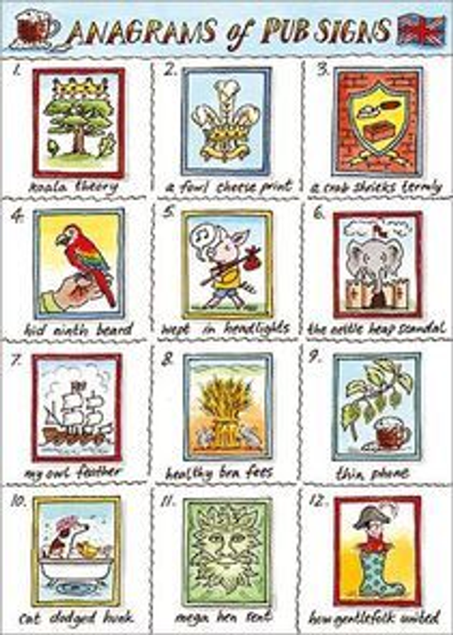 Pub Anagrams B022