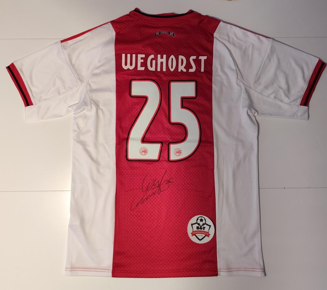 Gesigneerd Ajax Wout Weghorst thuis shirt