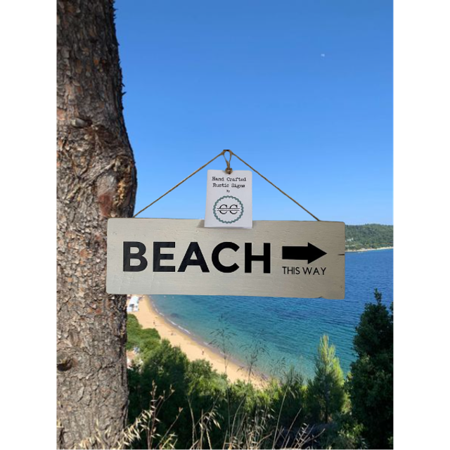 Beach Rustic Sign
