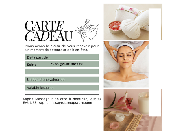 Massage sur-mesure 90min
