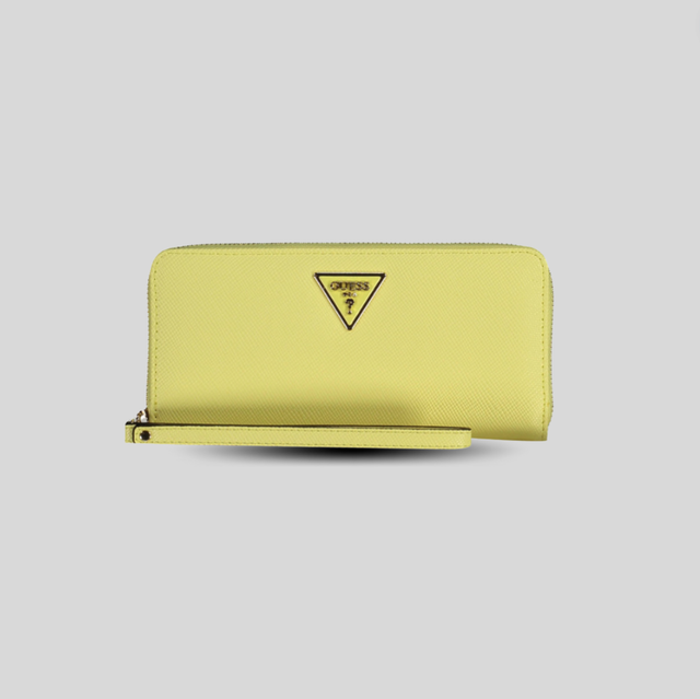 GUESS JEANS PORTEFEUILLE FEMME JAUNE