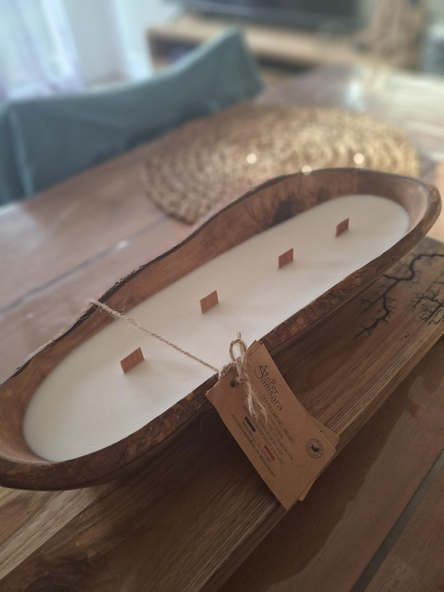 Bougie parfumée &quot;olivier&quot;