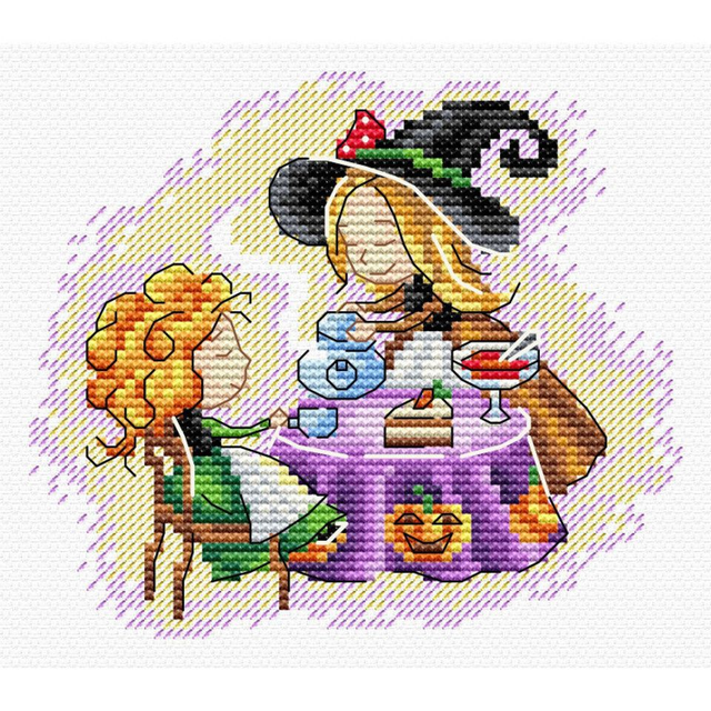 Afternoon Tea Counted Cross Stitch Kit by MP Studia