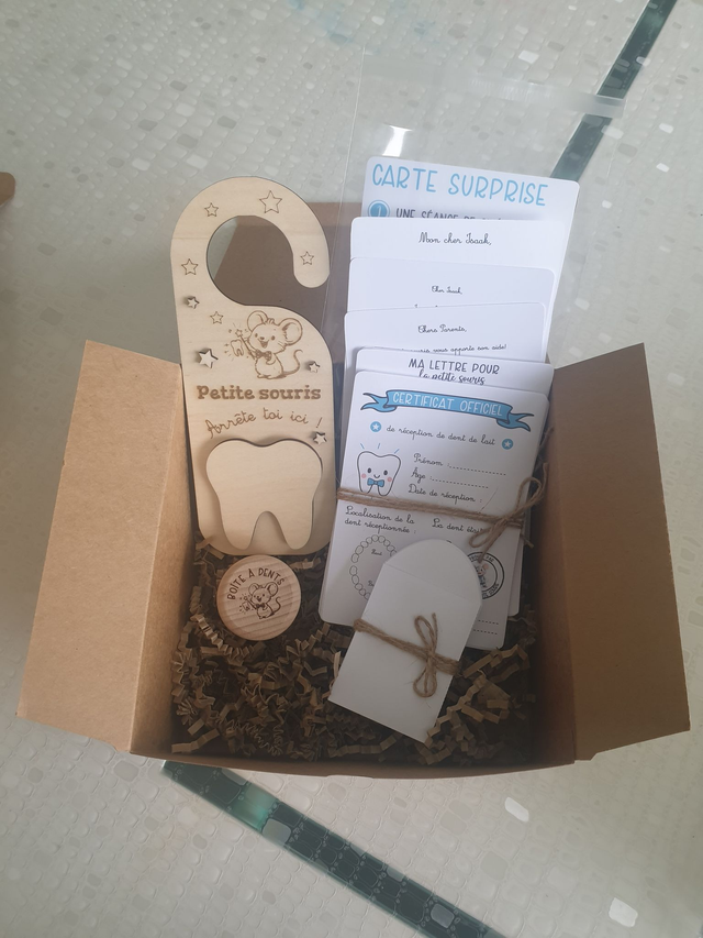 Coffret dents de lait version garçon 