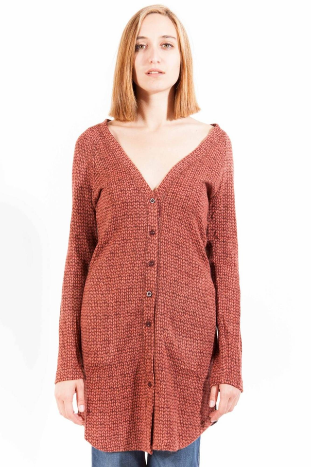 162LAVAND. CARDIGAN DONNA ROSSO