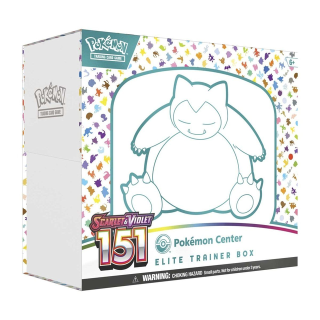 Scarlet & Violet-151 Pokémon Center Elite Trainer Box Ingles ( ACRILICO INCLUIDO)
