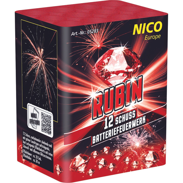 Rubin, 12 Schuss, 20 Sec