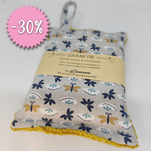 LOUFAH TRE – L’éponge lavable douce pour surfaces fragiles