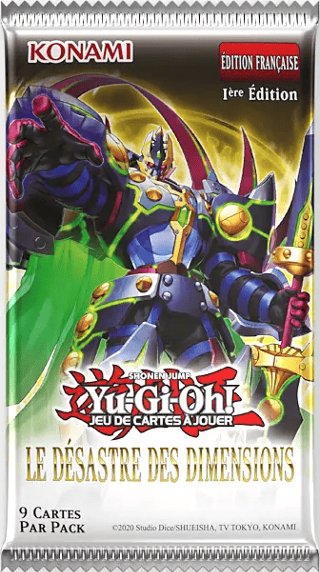 Booster YU-Gi-Oh! Le désastre des dimensions 