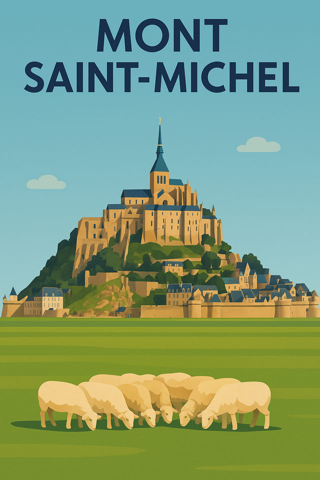 Affiche photo – Mont Saint Michel