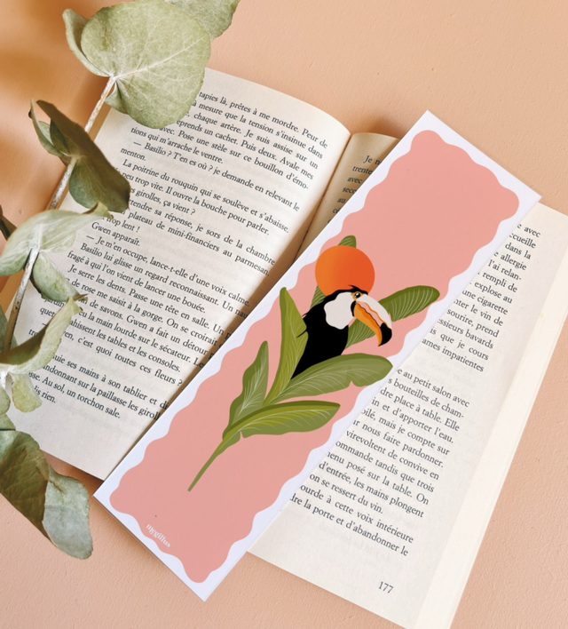 Marque-page toucan 