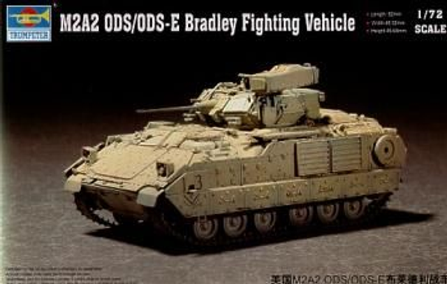 trumpeter 1.72 m2a2/ods bradley fighting vehicle