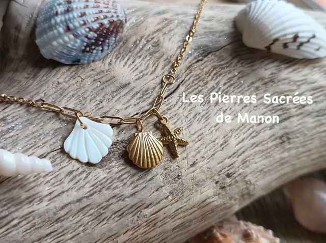 Chevillère Coquillage Nacre