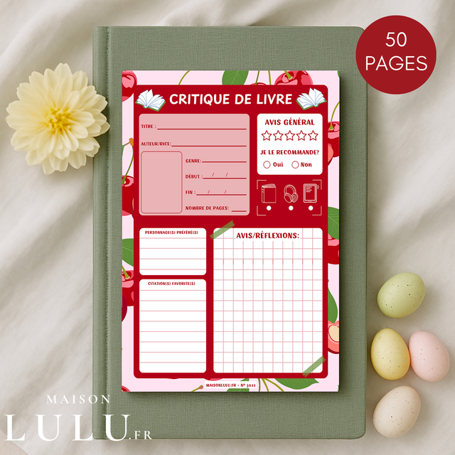 Bloc-Note Suivi, Avis, Résumé et Critique de Livres