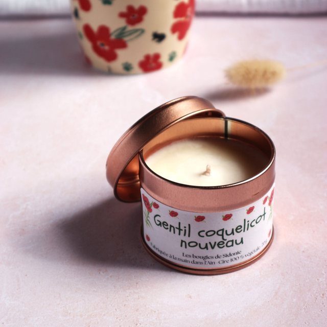 Coquelicot Boite ronde 70g