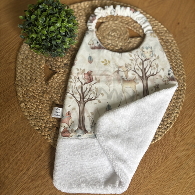 Bavoir/Serviette de cantine FORÊT