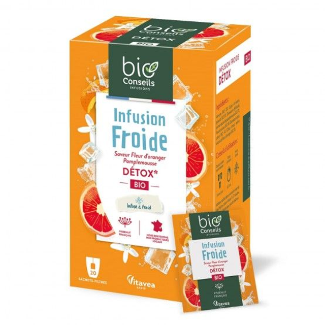 Infusion froide Bio – Détox, Boost et Digestion (Vitavea / Bio Conseils)