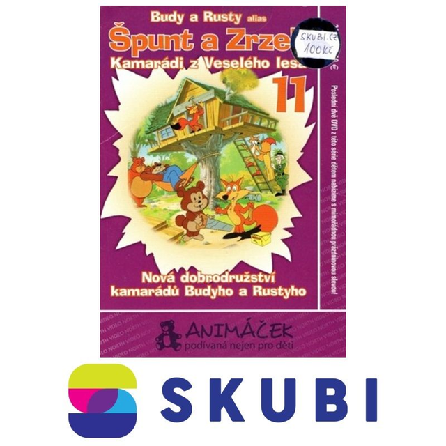 DVD Budy a Rusty alias Špunt a Zrzek 11 - Kamarádi z Veselého lesa - Nová dobrodružství kamarádů Budyho a Rustyho