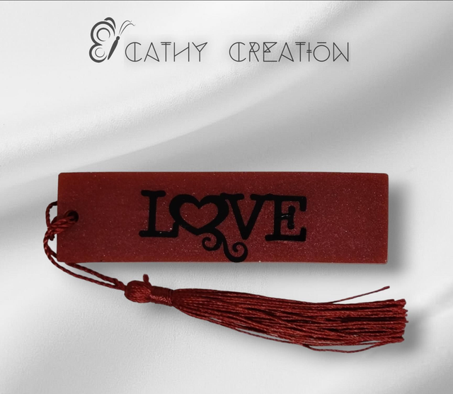 Marque page bordeaux 