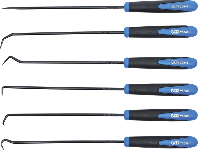 Jeu de crochets | extra longues | 245 mm | 6 pièces