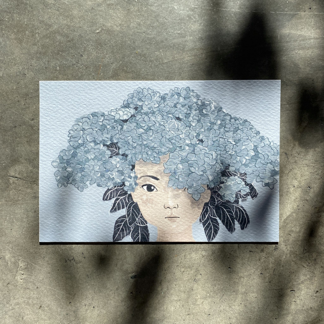 Stampa A6 - Ortensia