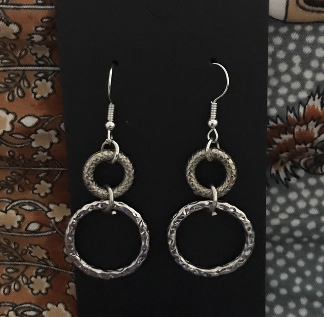 Silver Dangling Earrings - SDE169