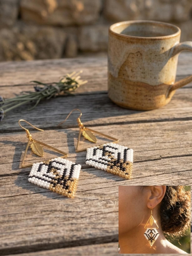 Boucles d'oreilles "Ophélia"