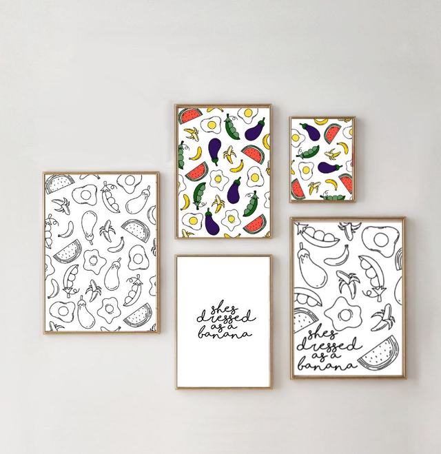 She&#039;s Dressed as a Banana - Harry Styles Themed Artwork