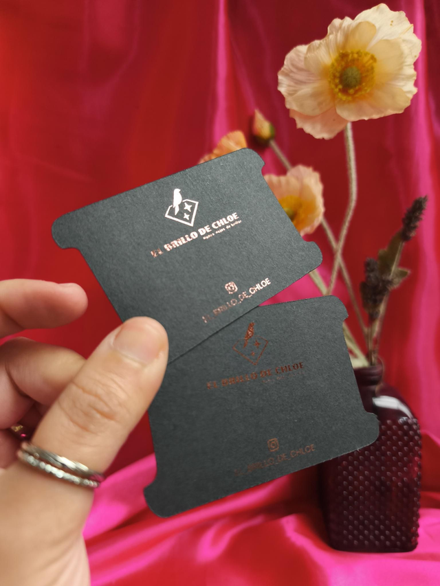 50 soporte pulsera 5x8 cm opalina de color aplicación foil