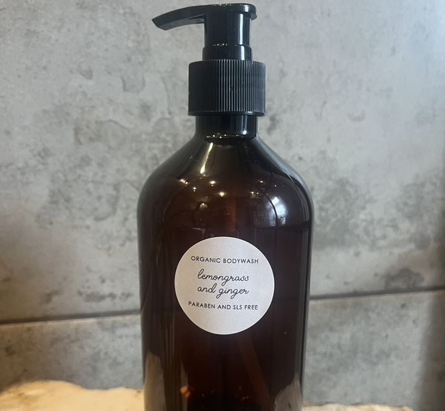 Lemongrass and ginger shower gel