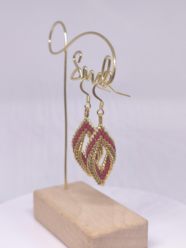 Boucles d'oreilles feuilles
