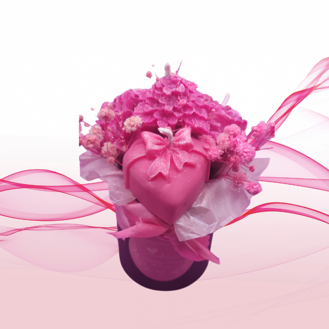 Petit bouquet " Coeur de Rose"