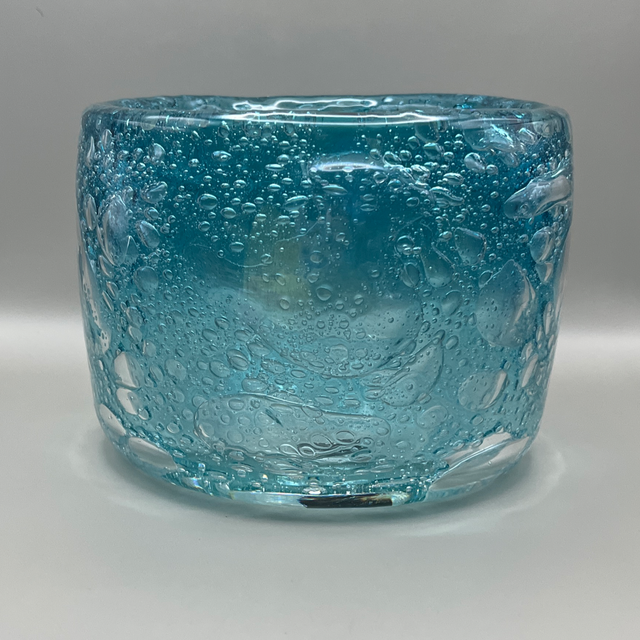 Lestyn Davis Blue Bubble Bowl — 1988