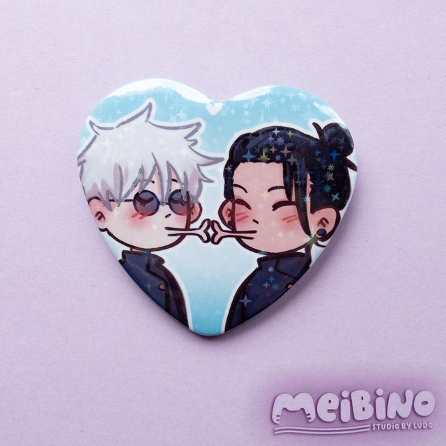 gojo x suguru -  pin serduszko  