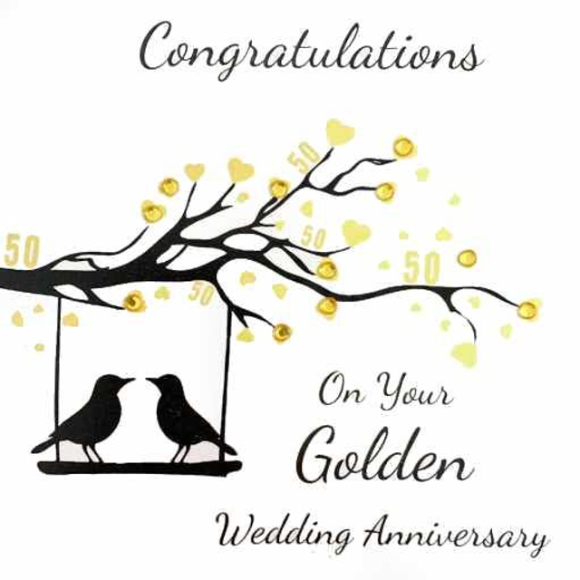 Branch Bird Swing - Golden