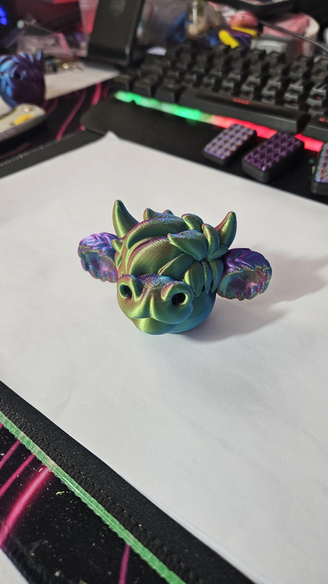 ๐๐ฎ Multicolour Highland Cow Fridge Magnet โ by GS3Ds ๐งฒโจ