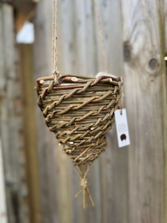 Wool lined Hanging baskets