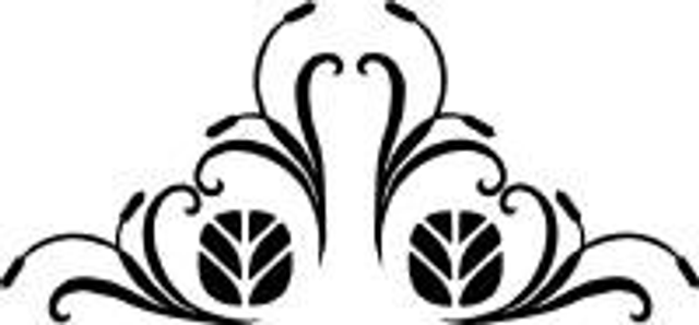 New holland corner swirls - PAIR