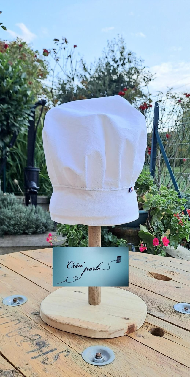 Toque de cuisinier enfant  réglable 