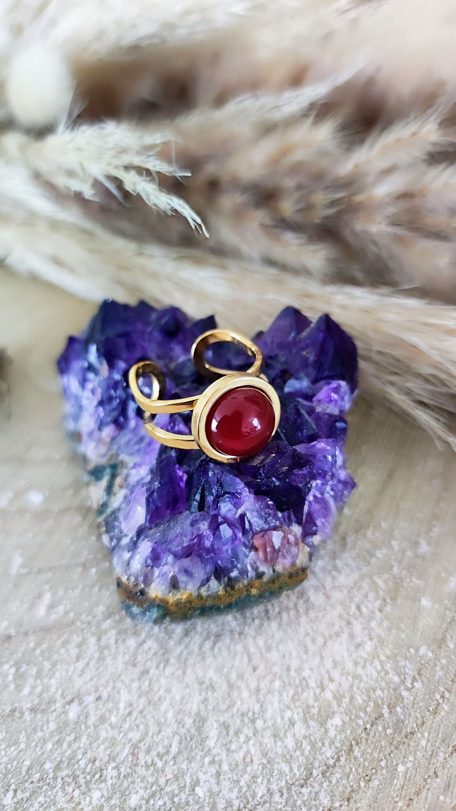 Bague Azélys Cornaline