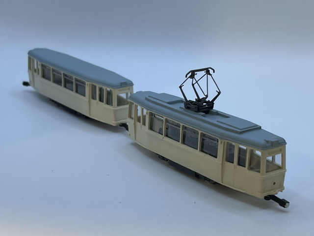 Straßenbahnzug Einheitstriebwagen ET57 TTm Motoriesiert