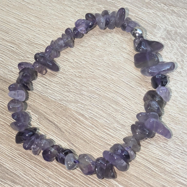 Bracelet "Améthyste" baroque BR-230
